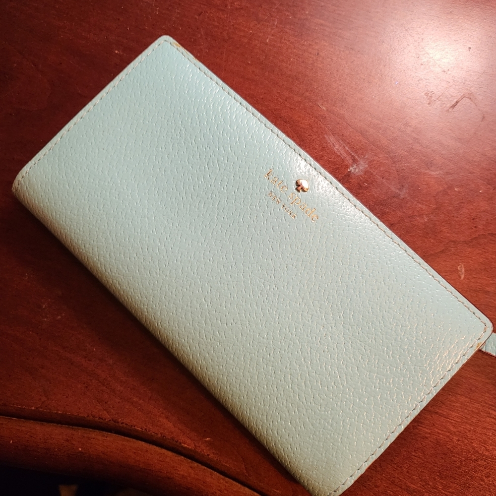 COPY - Kate Spade Blue Leather Wallet